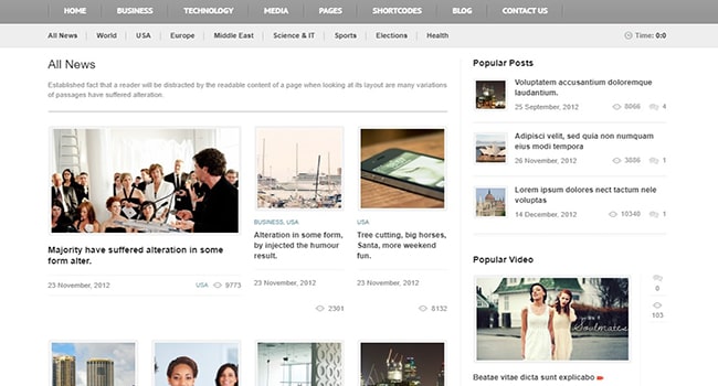 template website tin tức đẹp